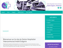 Tablet Screenshot of chi-andre-gregoire.fr